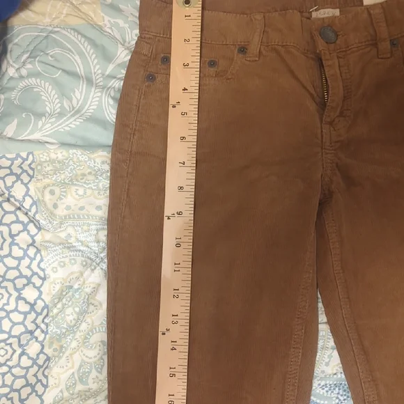 J. Crew Brown Skinny Corduroy Pants Vintage Matchstick City Fit - Picture 8 of 9
